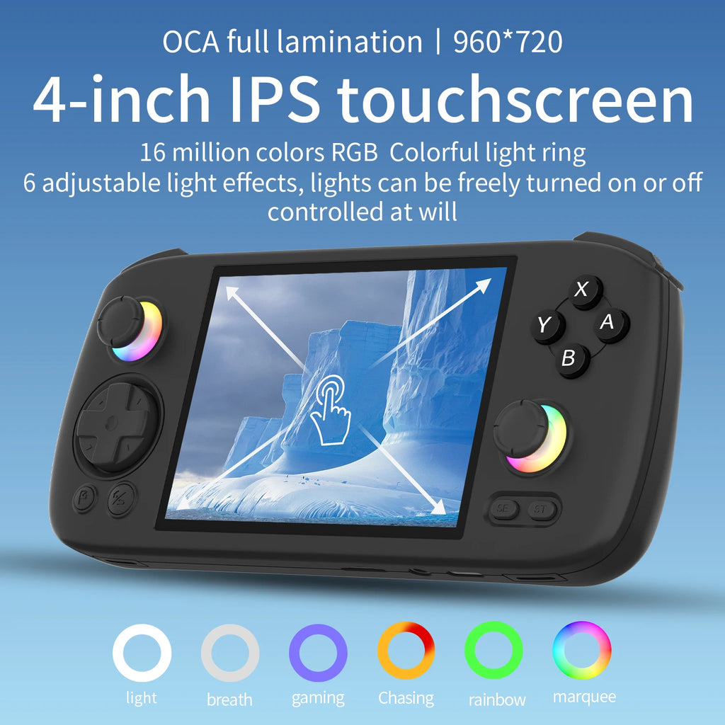 ANBERNIC RG 406H Handheld Game Console 4" IPS Multi-touch Screen Android 13 RG406H Retro Video Games Players Support FOTA Update