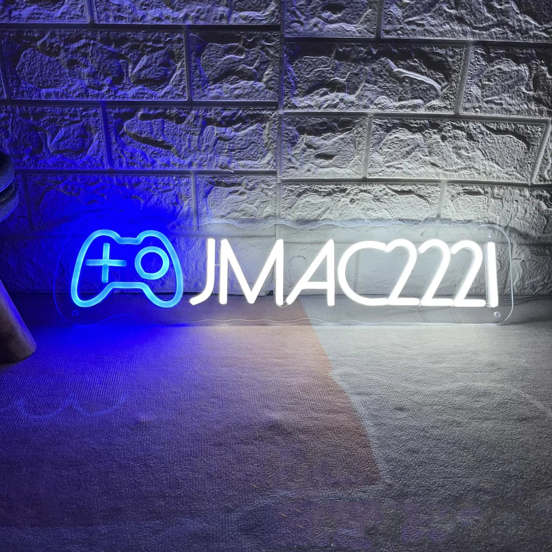 Gamer Tag Username Neon Sign,Custom Gamepad Nametag  Neon Sign, Personalized Gift For Him, Gamer Twitch Decor Game Room Decor