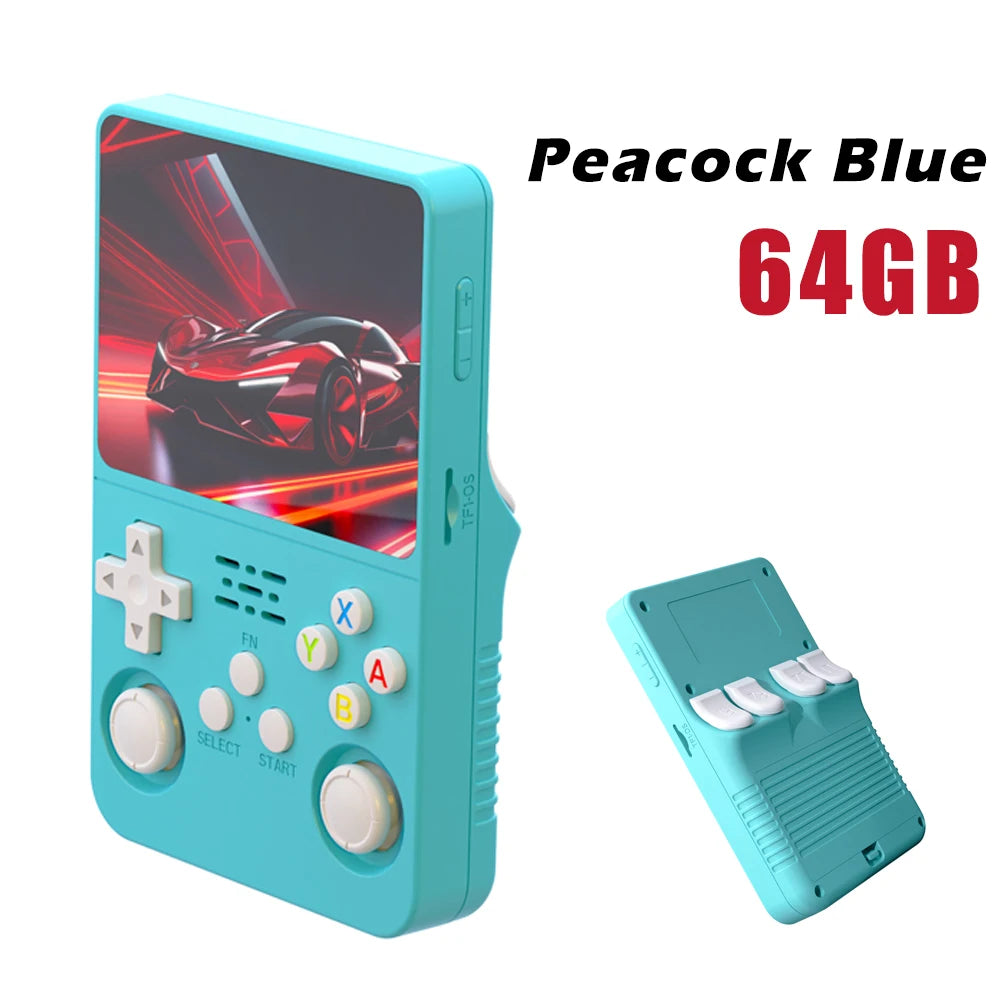 BOYHOM R36S Retro Handheld Video Game Console Linux System 3.5 Inch IPS Screen R35s Pro Portable Pocket Video Player 64GB Games